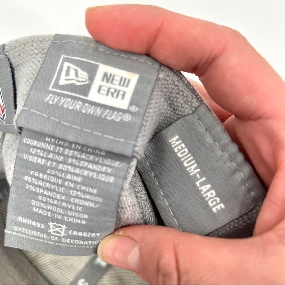 NEW ERA NFL Charger's Pink Breast Cancer Awareness Fitted Hat Size M/L - Picture 6 of 7